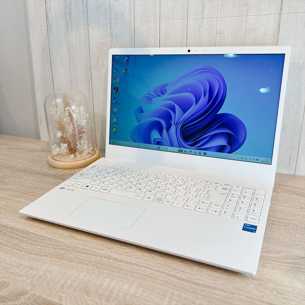hn-0840 NEC Lavie Smart N15 / 2023年3月製 / Core i3-1115G4 / メモリ8GB / M.2 SSD256GB / Windows11 25H2 / LibreOffice / 15.6型 HN-0840 - 画像 (1)